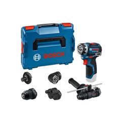 Bosch Schrauber GSR 12V-32 FC, div. Aufsätze Handgriff, Tiefenanschl., L-BOXX