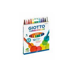 Giotto Filzstift Turbo Color Mehrfarbig 12 Stück