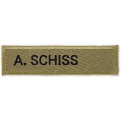 SwissMeme Patches Militär A. Schiss, 10 x 2.5 x 0.2 cm
