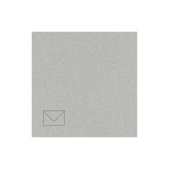Rico Design Rico Essentials C6 Umschlag 120 g/m² Crystal Silber, 50 Stück