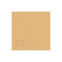 Rico Design Rico Essentials C6 Umschlag 120 g/m² Crystal Gold, 50 Stück