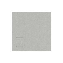 Rico Design Rico Essentials Karte B6 Crystal Silber, 50 Stück, 250 g/m²