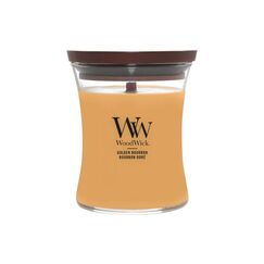 Woodwick Duftkerze Golden Bourbon Medium Jar