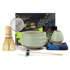 Teanagoo Matcha-Set, 7teilig Hellgrün