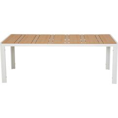Schou Gartentisch NOAH 205x90cm - Grau,Teak