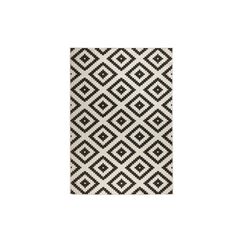 Hanse Home In & Outd. Teppich Malta 100% Polypropylen, 120 x 170 cm, Black/Cr.