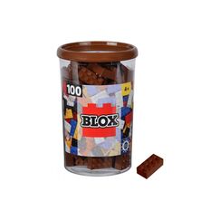 BLOX 100 braune 8er Steine in Dose
