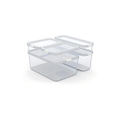 Rotho Set KS Organizer 5 tlg. CAUMA Transparent / Weiss