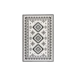 Elle Decoration In & Outd. Teppich Dynamic 100% Polypropylen, 160x230 cm, Black