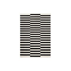 Hanse Home Teppich Vika 100% Wolle, 160 x 230 cm, Black Natural Wh.