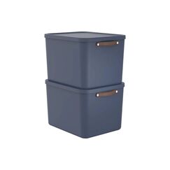 Rotho Set Aufbewahrungsbox MALOJA 55 l 2 tlg.