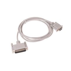 Serielles Druckerkabel DB9-Bu zu DB25-St 1.8 Meter, DB9-Stecker, DB25-Buchse