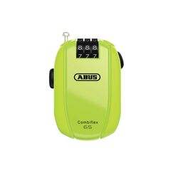 Abus Combiflex StopOver 65 Code Kabelschloss, ohne Halter neon gelb
