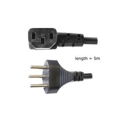 Elinchrom Netzkabel Standard, gewinkelt, 4.87 m, ohne Stecker