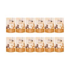 Mjamjam Cat Quetschie pur.Fleischgen.KIT Saftiges Huhn pur 12x125g