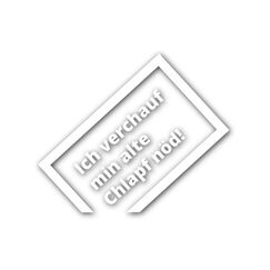 SwissMeme Autosticker Alte Chlapf, 9.5 x 6.5 cm