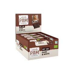 Naturally Pam Bio Oat Bar - Dark & White 12 x 40 g