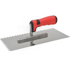Glättekelle 6x6 gezahnt 280x130 mm