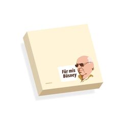 SwissMeme Haftnotizen Büsney, 7 x 7 cm