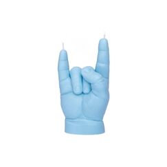 Candle Hand Baby You Rock Blau,6x4x11 cm, Brenndauer ca. 1h