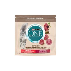 Purina ONE Trockenfutter Grain Free Adult Rind, 1.1 kg