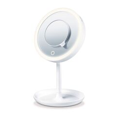 Beurer Kosmetikspiegel beleuchtet BS45 Touch Sensor auf Spiegelfläche