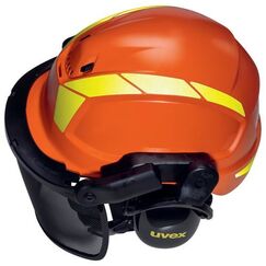 Uvex 9774237 Sicherheitskopfschutz Polyethylen Schwarz, Orange