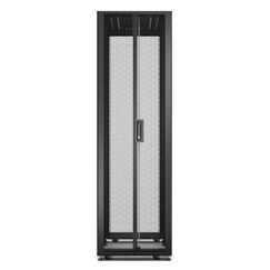 APC Easy Rack 600mm/42HE/1200mm mit Dach, Seitenwand, Rollen, Füßen und 4 Halterungen, ohne Boden, schwarz