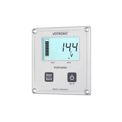 Votronic 1256 LCD-Voltmeter S für SR u. MPP Laderegler