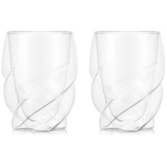 Bodum Pavina Paris Doppelwandgläser 2er Set, Glas transparent, 0.27 Liter