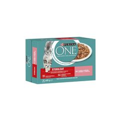 Purina One Nassfutter Sterilcat Lachs 8x85 g