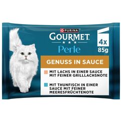 Purina Gourmet Perle Genuss in Sauce 4x85g 340 g