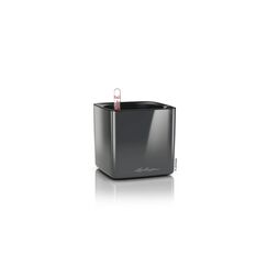 Lechuza Blumentopf CUBE Glossy 14 Schwarz