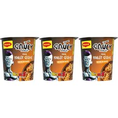Maggi Saucy Noodles Sesame Chicken 3 x 75g Kit 225 g