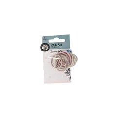 Parsa Beauty PARSA Nature Love Haargummi, mehrfarbig 3.00 cm, 15 Stk., Bambus-Viskose