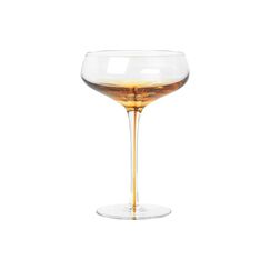 BC Amber Cocktailglas 4 Stk. Caramel, Mundgeblasenes Glas