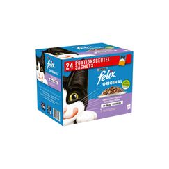Felix Nassfutter Fleisch&Fisch in Gelee 24x85g