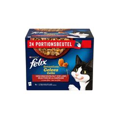 Felix Nassfutter Sensations Gelée Fleisch, 24x85g
