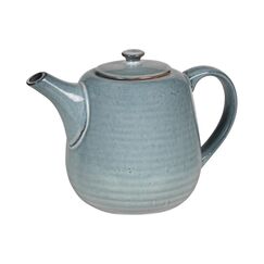 BC Nordic Sea Teekannen Soft Blue, Steingut mit reaktiver Glasur