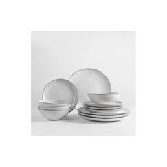 BC Nordic Sand Dessert Teller 4 Stk. Sand, Steingut mit reaktiver Glasur