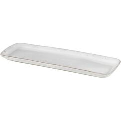 BC Nordic Sand Quadratischer Teller Sand, Steingut mit reaktiver Glasur