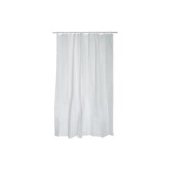 MSV Duschvorhang 120 x 200 cm weiss, Polyester