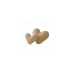 Conceptum Hypnose Dekokissen Herz beige 42x45x12 cm, 100% Polyester, Silikonfüllung