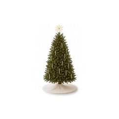 Conceptum Hypnose Weihnachtsbaumteppich weiss, 100x100 cm, 100% Polyester