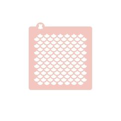 Backshop Schablone Meerjungfrau 14 cm x 14 cm, Mylar