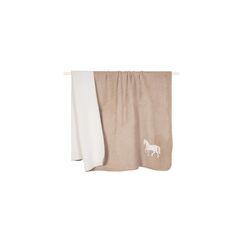 pad  Decke, Cozy Up taupe-cream pony, 150 x 200 cm