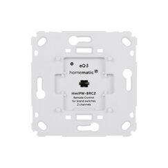 Homematic IP Wired Wandtaster für Markenschschalter, 2-fach