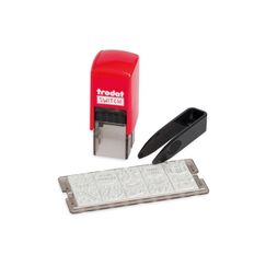 Trodat Switch Stempel Weihnachten dunkelrot