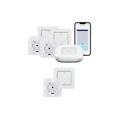 Homematic IP Funk Starter Set 3x Jalouschalter, Access Point 2, 3x Akt