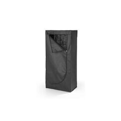 EASYmaxx Stoffschrank mit Reissverschluss 70x46x148cm schwarz